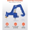 image:imageVEVOR Frost Proof Yard Hydrant 524FT FreezeProof Outdoor Faucet with 36 Bury Depth 34 NPT Pipe Connection Lever Handle  Handwheel No Lead Freezeless Hydrant for Yard Garden Farm IrrigationAntique