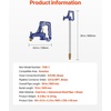 image:imageVEVOR Frost Proof Yard Hydrant 622FT FreezeProof Outdoor Faucet with 48 Bury Depth 34 NPT Pipe Connection Lever Handle  Handwheel No Lead Freezeless Hydrant for Yard Garden Farm Irrigation325 FT