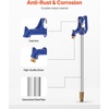 image:imageVEVOR Frost Proof Yard Hydrant 622FT FreezeProof Outdoor Faucet with 48 Bury Depth 34 NPT Pipe Connection Lever Handle  Handwheel No Lead Freezeless Hydrant for Yard Garden Farm Irrigation325 FT