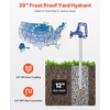 image:imageVEVOR Frost Proof Yard Hydrant 622FT FreezeProof Outdoor Faucet with 48 Bury Depth 34 NPT Pipe Connection Lever Handle  Handwheel No Lead Freezeless Hydrant for Yard Garden Farm Irrigation325 FT