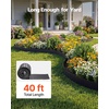 image:imageVEVOR Galvanized Steel Landscape Edging 40 ft x 12 in Metal Edging for Landscaping with Gloves EasytoInstall Bendable Metal Strips Heavy Duty Metal Garden Edge Border for Flower Bed Yard PathwayBlack