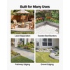 image:imageVEVOR Galvanized Steel Landscape Edging 40 ft x 12 in Metal Edging for Landscaping with Gloves EasytoInstall Bendable Metal Strips Heavy Duty Metal Garden Edge Border for Flower Bed Yard PathwaySilver