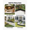 image:imageVEVOR Galvanized Steel Landscape Edging 40 ft x 12 in Metal Edging for Landscaping with Gloves EasytoInstall Bendable Metal Strips Heavy Duty Metal Garden Edge Border for Flower Bed Yard PathwayBlack