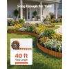 image:imageVEVOR Galvanized Steel Landscape Edging 40 ft x 12 in Metal Edging for Landscaping with Gloves EasytoInstall Bendable Metal Strips Heavy Duty Metal Garden Edge Border for Flower Bed Yard PathwayRust