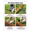 image:imageVEVOR Galvanized Steel Landscape Edging 40 ft x 12 in Metal Edging for Landscaping with Gloves EasytoInstall Bendable Metal Strips Heavy Duty Metal Garden Edge Border for Flower Bed Yard PathwayRust