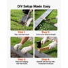 image:imageVEVOR Galvanized Steel Landscape Edging 40 ft x 12 in Metal Edging for Landscaping with Gloves EasytoInstall Bendable Metal Strips Heavy Duty Metal Garden Edge Border for Flower Bed Yard PathwaySilver