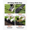 image:imageVEVOR Galvanized Steel Landscape Edging 40 ft x 12 in Metal Edging for Landscaping with Gloves EasytoInstall Bendable Metal Strips Heavy Duty Metal Garden Edge Border for Flower Bed Yard PathwayBlack