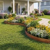 image:imageVEVOR Galvanized Steel Landscape Edging 40 ft x 12 in Metal Edging for Landscaping with Gloves EasytoInstall Bendable Metal Strips Heavy Duty Metal Garden Edge Border for Flower Bed Yard PathwayRust