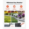 image:imageVEVOR Galvanized Steel Landscape Edging 40 ft x 12 in Metal Edging for Landscaping with Gloves EasytoInstall Bendable Metal Strips Heavy Duty Metal Garden Edge Border for Flower Bed Yard PathwaySilver