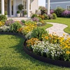 image:imageVEVOR Galvanized Steel Landscape Edging 40 ft x 12 in Metal Edging for Landscaping with Gloves EasytoInstall Bendable Metal Strips Heavy Duty Metal Garden Edge Border for Flower Bed Yard PathwayBlack