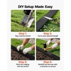 image:imageVEVOR Galvanized Steel Landscape Edging 40 ft x 12 in Metal Edging for Landscaping with Gloves EasytoInstall Bendable Metal Strips Heavy Duty Metal Garden Edge Border for Flower Bed Yard PathwayBlack