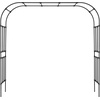 image:imageVEVOR Garden Arbor 945 H x 985 W x 158 D in Metal Archway Sturdy Outdoor Trellis Arch with Stakes Easy to Assemble Pergola Arbor for Plant Climbing Yard Lawn Wedding Party DecorationBlack