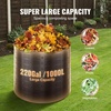 image:imageVEVOR Garden Compost Bin 80 Gallon BPA Free Composter Large Capacity Outdoor Composting Bin with Top Lid and Bottom Door Easy Assembling Lightweight Fast Creation of Fertile Soil220 Gallon
