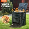 image:imageVEVOR Garden Compost Bin 80 Gallon BPA Free Composter Large Capacity Outdoor Composting Bin with Top Lid and Bottom Door Easy Assembling Lightweight Fast Creation of Fertile Soil80 Gallon