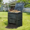image:imageVEVOR Garden Compost Bin 80 Gallon BPA Free Composter Large Capacity Outdoor Composting Bin with Top Lid and Bottom Door Easy Assembling Lightweight Fast Creation of Fertile Soil80 Gallon