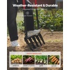 image:imageVEVOR Garden Fork 5Tine Gardening Pitchfork with Metal Handle 41 in Heavy Duty Digging Fork with Y Grip Forged Steel Spading Fork for Hay Potato Composting Transplanting Aeration5TineU