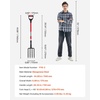 image:imageVEVOR Garden Fork 5Tine Gardening Pitchfork with Metal Handle 41 in Heavy Duty Digging Fork with Y Grip Forged Steel Spading Fork for Hay Potato Composting Transplanting Aeration4Tine