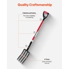 image:imageVEVOR Garden Fork 5Tine Gardening Pitchfork with Metal Handle 41 in Heavy Duty Digging Fork with Y Grip Forged Steel Spading Fork for Hay Potato Composting Transplanting Aeration4Tine