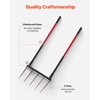 image:imageVEVOR Garden Fork 5Tine Gardening Pitchfork with Metal Handle 41 in Heavy Duty Digging Fork with Y Grip Forged Steel Spading Fork for Hay Potato Composting Transplanting Aeration5TineU