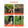 image:imageVEVOR Garden Fork 5Tine Gardening Pitchfork with Metal Handle 41 in Heavy Duty Digging Fork with Y Grip Forged Steel Spading Fork for Hay Potato Composting Transplanting Aeration4Tine