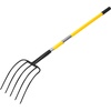 image:imageVEVOR Garden Fork 5Tine Gardening Pitchfork with Metal Handle 41 in Heavy Duty Digging Fork with Y Grip Forged Steel Spading Fork for Hay Potato Composting Transplanting Aeration5Tine