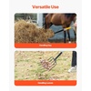 image:imageVEVOR Garden Fork 5Tine Gardening Pitchfork with Metal Handle 41 in Heavy Duty Digging Fork with Y Grip Forged Steel Spading Fork for Hay Potato Composting Transplanting Aeration5Tine