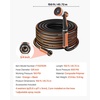 image:imageVEVOR Garden Hose 75 ft 58 Heavy Duty 4Layer Rubber Water Hose 150PSI Working amp 600PSI Burst Flexible amp Nonkink Outdoor Waterhose with 34 Fitting Lightweight Hoses for Gardening Cleaning150 ft