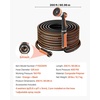 image:imageVEVOR Garden Hose 75 ft 58 Heavy Duty 4Layer Rubber Water Hose 150PSI Working amp 600PSI Burst Flexible amp Nonkink Outdoor Waterhose with 34 Fitting Lightweight Hoses for Gardening Cleaning200 ft with 10Pattern Nozzle