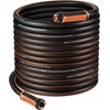image:imageVEVOR Garden Hose 75 ft 58 Heavy Duty 4Layer Rubber Water Hose 150PSI Working amp 600PSI Burst Flexible amp Nonkink Outdoor Waterhose with 34 Fitting Lightweight Hoses for Gardening Cleaning100 ft