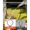 image:imageVEVOR Garden Hose 75 ft 58 Heavy Duty 4Layer Rubber Water Hose 150PSI Working amp 600PSI Burst Flexible amp Nonkink Outdoor Waterhose with 34 Fitting Lightweight Hoses for Gardening Cleaning25 ft