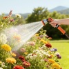 image:imageVEVOR Garden Hose 75 ft 58 Heavy Duty 4Layer Rubber Water Hose 150PSI Working amp 600PSI Burst Flexible amp Nonkink Outdoor Waterhose with 34 Fitting Lightweight Hoses for Gardening Cleaning150 ft