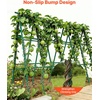image:imageVEVOR Garden Stakes 10 Pack 937 inch Plastic Coated Metal Tomato Stakes Garden Sticks for Plants Support with Pointed End and NonSlip Bumps for Growing Climbing Plants Outdoor Vegetables21m11mm