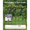 image:imageVEVOR Garden Stakes 10 Pack 937 inch Plastic Coated Metal Tomato Stakes Garden Sticks for Plants Support with Pointed End and NonSlip Bumps for Growing Climbing Plants Outdoor Vegetables24m20mm