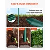 image:imageVEVOR Garden Stakes 10 Pack 937 inch Plastic Coated Metal Tomato Stakes Garden Sticks for Plants Support with Pointed End and NonSlip Bumps for Growing Climbing Plants Outdoor Vegetables21m11mm