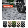 image:imageVEVOR Gravel Grid 2 Inch Depth 2687 x 394 FT  8200 x 1200 mm 1880 LBS Per Sq ft Grass Ground Retainer Permeable Geo Grids Driveway Stabilization for Garden Patio Walkway RV Parking Slopes