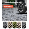 image:imageVEVOR Gravel Grid 3 Inch Depth 1706 x 886 FT  5200 x 2700 mm 1880 LBS Per Sq ft Grass Ground Retainer Permeable Geo Grids Driveway Stabilization for Garden Patio Walkway RV Parking Slopes164 x 65 FT
