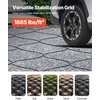 image:imageVEVOR Gravel Grid 4 Inch Depth 1706 x 886 FT  5200 x 2700 mm 1880 LBS Per Sq ft Grass Ground Retainer Permeable Geo Grids Driveway Stabilization for Garden Patio Walkway RV Parking Slopes