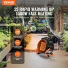 image:imageVEVOR Greenhouse Heater 1500W PTC Fast Heating With Overheat Protection 3Speed Setting Small Grow Tent Fan Electric Portable for Green House Flower Room WorkplacePTC