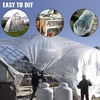 image:imageVEVOR Greenhouse Plastic Sheeting 16 x 25 ft 6 Mil Thickness UV Resistant Clear Polyethylene Film Hoop Green House Cover for Farms Agriculture Garden16 x 28 ft