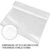 image:imageVEVOR Greenhouse Plastic Sheeting 16 x 25 ft 6 Mil Thickness UV Resistant Clear Polyethylene Film Hoop Green House Cover for Farms Agriculture Garden20 x 28 ft