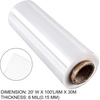 image:imageVEVOR Greenhouse Plastic Sheeting 16 x 25 ft 6 Mil Thickness UV Resistant Clear Polyethylene Film Hoop Green House Cover for Farms Agriculture Garden20 x 100 ft