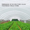 image:imageVEVOR Greenhouse Plastic Sheeting 16 x 25 ft 6 Mil Thickness UV Resistant Clear Polyethylene Film Hoop Green House Cover for Farms Agriculture Garden24 x 50 ft