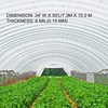 image:imageVEVOR Greenhouse Plastic Sheeting 16 x 25 ft 6 Mil Thickness UV Resistant Clear Polyethylene Film Hoop Green House Cover for Farms Agriculture Garden7 3 x 15 2 m