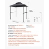 image:imageVEVOR Grill Gazebo 8 x 5 ft Outdoor BBQ Gazebo with DoubleTiered Roof PowderCoated Steel Patio Grill Shelter with 2 Side Shelves amp 8 Hooks Grilling Canopy for Patio Backyard Garden Picnic8 x 5 ft