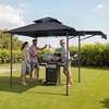 image:imageVEVOR Grill Gazebo 8 x 5 ft Outdoor BBQ Gazebo with DoubleTiered Roof PowderCoated Steel Patio Grill Shelter with 2 Side Shelves amp 8 Hooks Grilling Canopy for Patio Backyard Garden Picnic8 x 5 ft