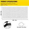 image:imageVEVOR Ground Grid 27 ft x 4 ft 1885 lbs per Sq Ft Load Geo Grid 2 Depth Permeable Stabilization System for DIY Patio Walkway Shed Base Light Vehicle Driveway Parking Lot Grass and Gravel25ft x 95ft