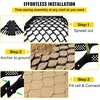 image:imageVEVOR Ground Grid 27 ft x 4 ft 1885 lbs per Sq Ft Load Geo Grid 2 Depth Permeable Stabilization System for DIY Patio Walkway Shed Base Light Vehicle Driveway Parking Lot Grass and Gravel25ft x 95ft