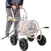 image:imageVEVOR Hose Reel Cart Hold Up to 175 ft of 58 Hose Hose Not Included Garden Water Hose Carts Mobile Tools with Wheels Heavy Duty PowderCoated Steel Outdoor Planting for Garden Yard Lawn250 ft