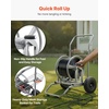 image:imageVEVOR Hose Reel Cart Hold Up to 175 ft of 58 Hose Hose Not Included Garden Water Hose Carts Mobile Tools with Wheels Heavy Duty PowderCoated Steel Outdoor Planting for Garden Yard Lawn2 in 1  200 ft