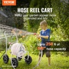 image:imageVEVOR Hose Reel Cart Hold Up to 175 ft of 58 Hose Hose Not Included Garden Water Hose Carts Mobile Tools with Wheels Heavy Duty PowderCoated Steel Outdoor Planting for Garden Yard Lawn250 ft